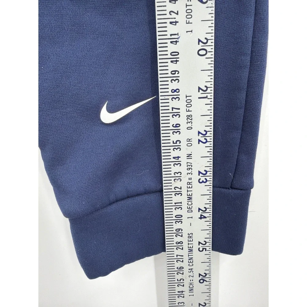 Nike Therma-FIT Navy Blue Fleece Joggers Boys Large L‎ Sweatpants Athletic Pants